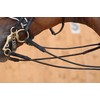 DRC.Round leath reins-grip flat leath 1/2  black  full