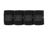 Stable bandages wool set of 4 BLACK  4m-11cm