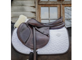 Skin Friendly Saddle Pad dressage white