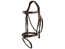 Dyon Collection Anatomic Bridle with Flash Noseband