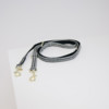 Dog Lead Pied-de-Poule black 2m