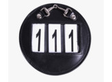 Comp. numb. Black Leather bit 3 digits