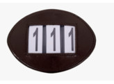 Competition Number Leather Modest black 3 digits