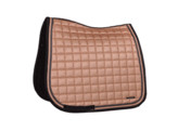 Saddle pad Sparkling dressage Black Rose Gold/glitter FULL