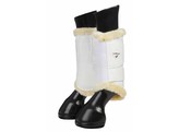 Fleece lined Brushing Boots White/Naturel L