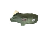 Dog coat waterproof olive green dachshund 40cm
