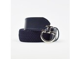 Women s elastic belt CT clasp Navy L