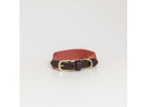 Dog collar Jacquard terracotta XS 37cm