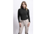 Ava training polo l/s women black XS