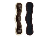 Sheepskin anatomic short girth brown 75  2 sheepskins 