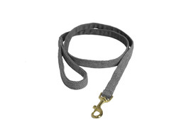 Dog lead wool grey 120cm