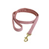 Dog lead wool light rose 120cm