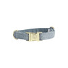 Dog Collar wool light-blue XS 25-38cm