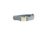 Dog Collar wool light-blue XS 25-38cm