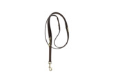 Dog Lead velvet leather brown 120cm