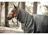 Horse rain coat Grey L  145-160 
