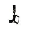 Nylon Sheepskin Shipping halter Black Cob