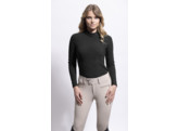 Ava training polo l/s women black S