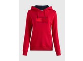 Embroidery logo hoody women red M