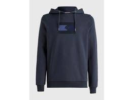 Embroidery logo hoody men navy