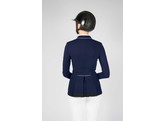 Short Frac cryst fab showjacket women navy/rose 36