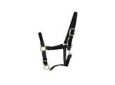 Plaited Nylon halter black Cob