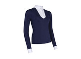 Faustina Crystal showshirt l/s women FW22 Blue glitter M