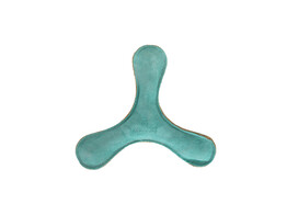 Dog toy pastel boomerang emerald