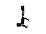 Nylon Sheepskin Shipping halter Black Full