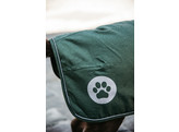 Dog coat waterproof olive green L 56