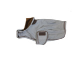 Dog coat reflective/waterproof grey M 46