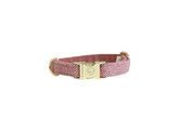 Dog Collar wool light-pink XL 45-75cm