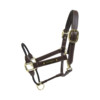 Leather rope halter Full