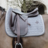 Saddle Pad Basic velvet dressage Grey