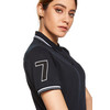 Polo top air woman navy/black 44