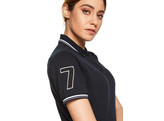 Polo top air woman navy/black 44