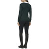 Wool knit boat neckline sweater women