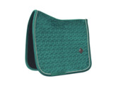 Saddle Pad velvet dressage dark green