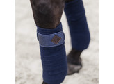 Polar Fleece glitter bandage navy