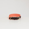 Dog collar Jacquard neon orange M/L 58cm