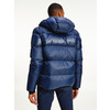 Hooded down jacket TH style men navy L