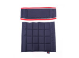 Seat   back Navy/red/white