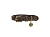 Dog Collar velvet leather XL 71cm