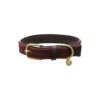 Plaited Nylon Dog collar bordeaux XL 71cm