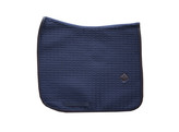 Color edition Leather saddle pad dressage Navy