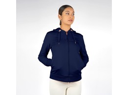 Bonita full zip sweater women navy/rose XS