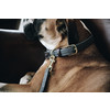 Plaited Nylon Dog collar grey L 62cm