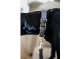 Dog Collar wool grey M 36-52cm