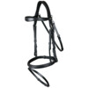 Flash noseb Bridle With Snap Hooks Brown Cob WC