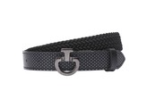 Young R Elastic Belt w/perf leather black S